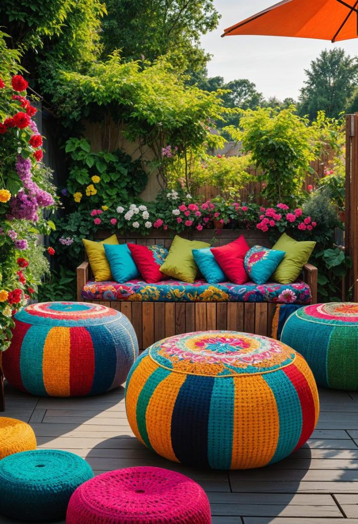 Picture of 36 Eco-Friendly Garden Furniture Ideas for Your Oasis