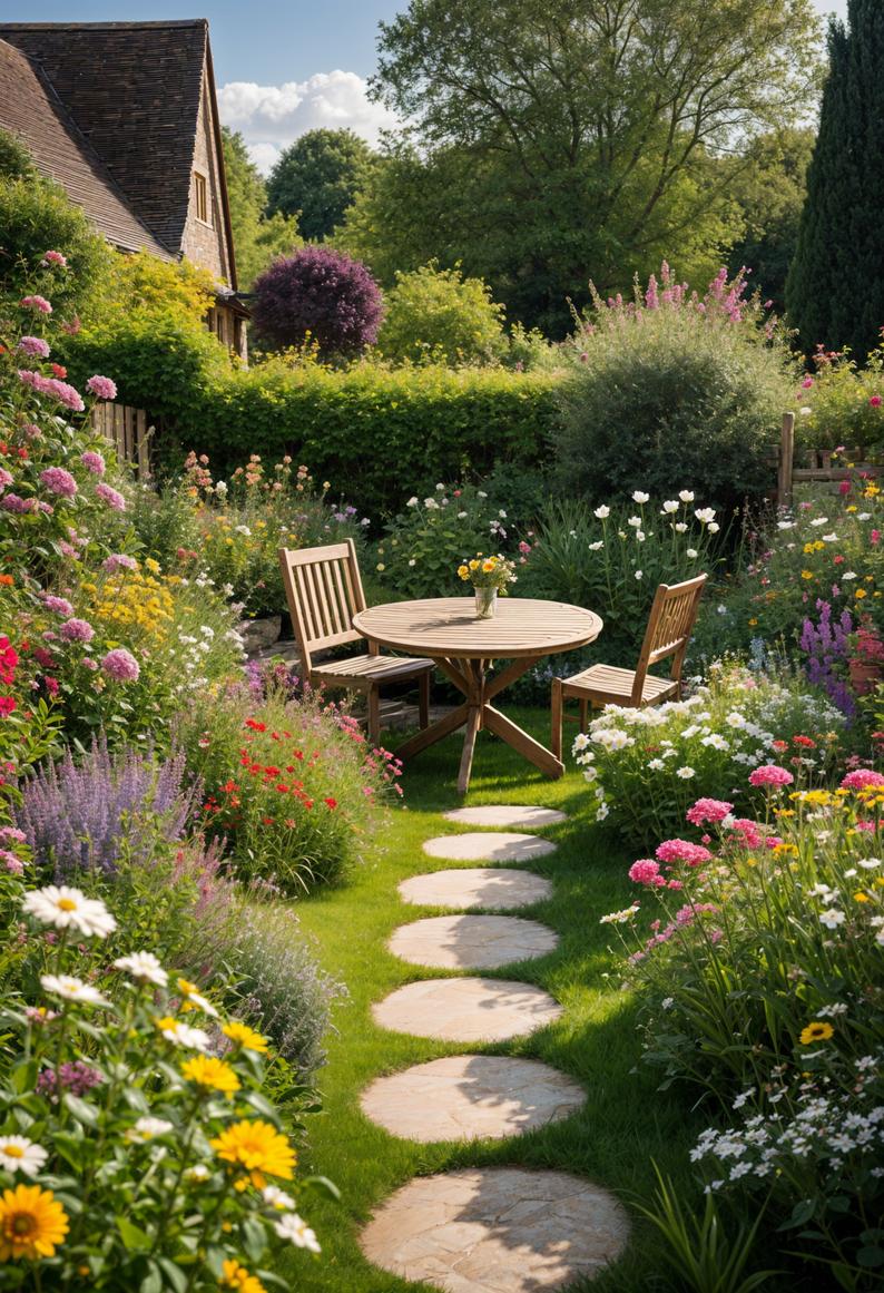 Wildflower Haven Reading Nook