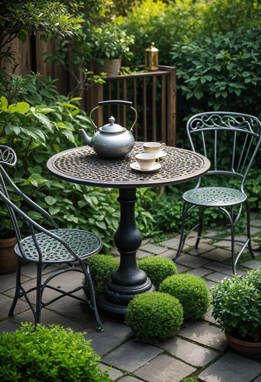 26. Charming Rustic Tea Garden Inspiration-0