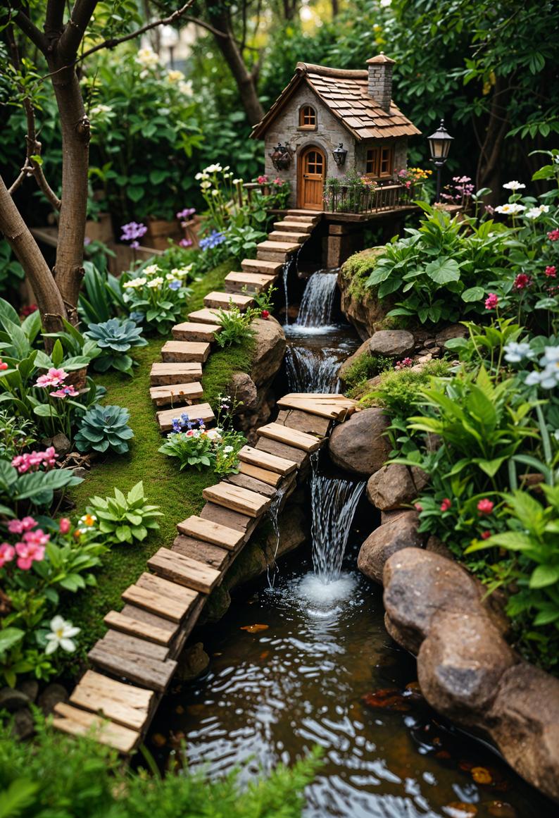 11. Enchanting Backyard Stream Fairyland-1