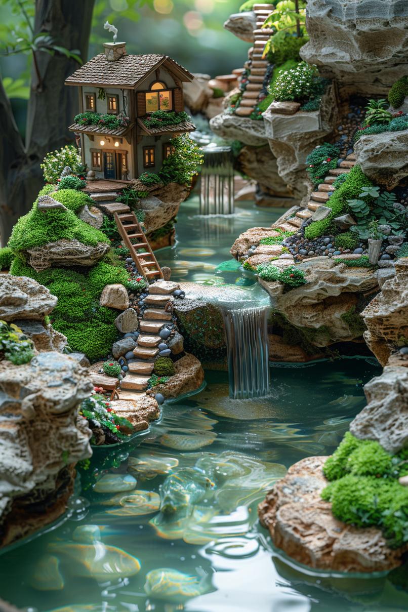 11. Enchanting Backyard Stream Fairyland-2