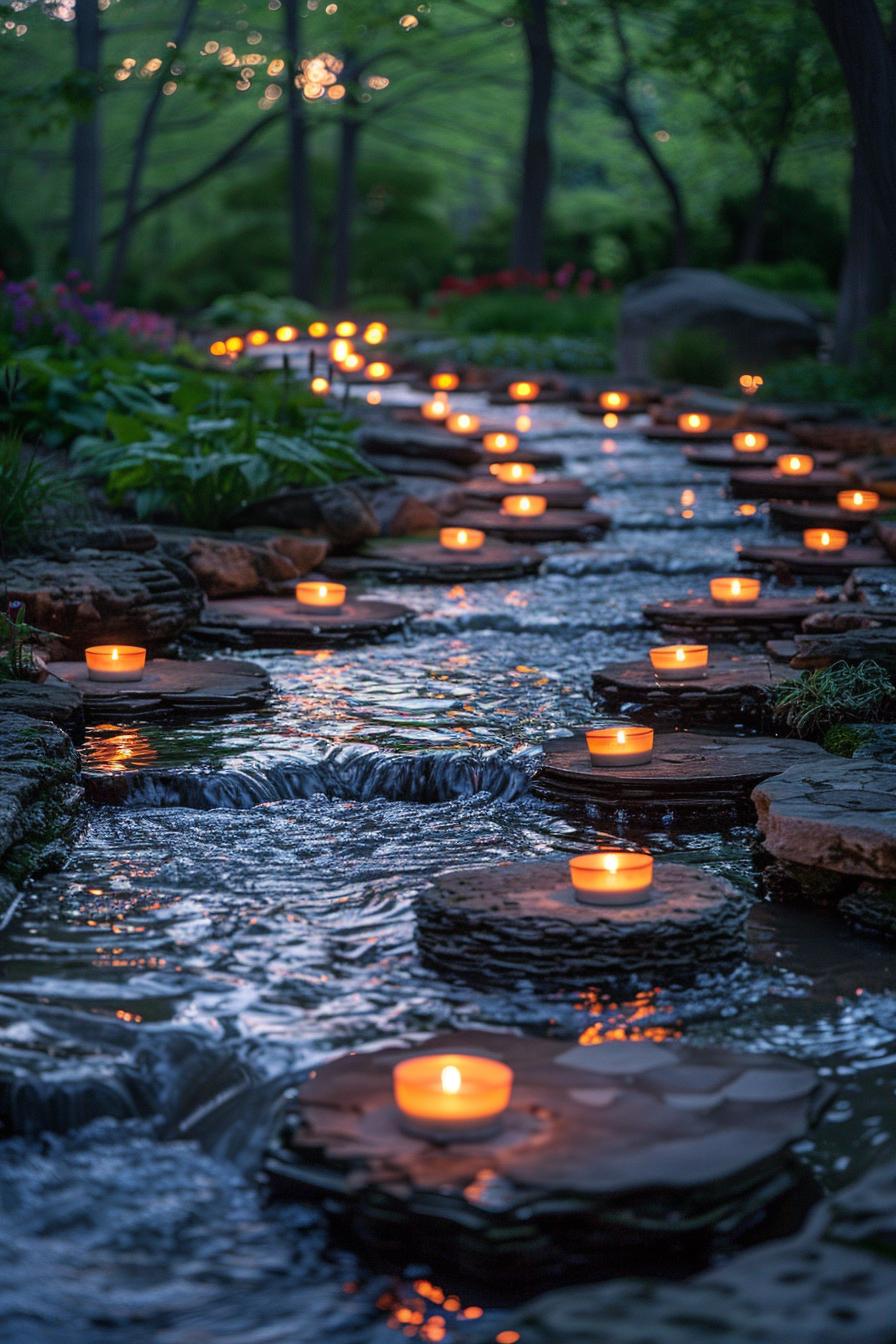 13. Evening Ambiance with Floating Candles-1