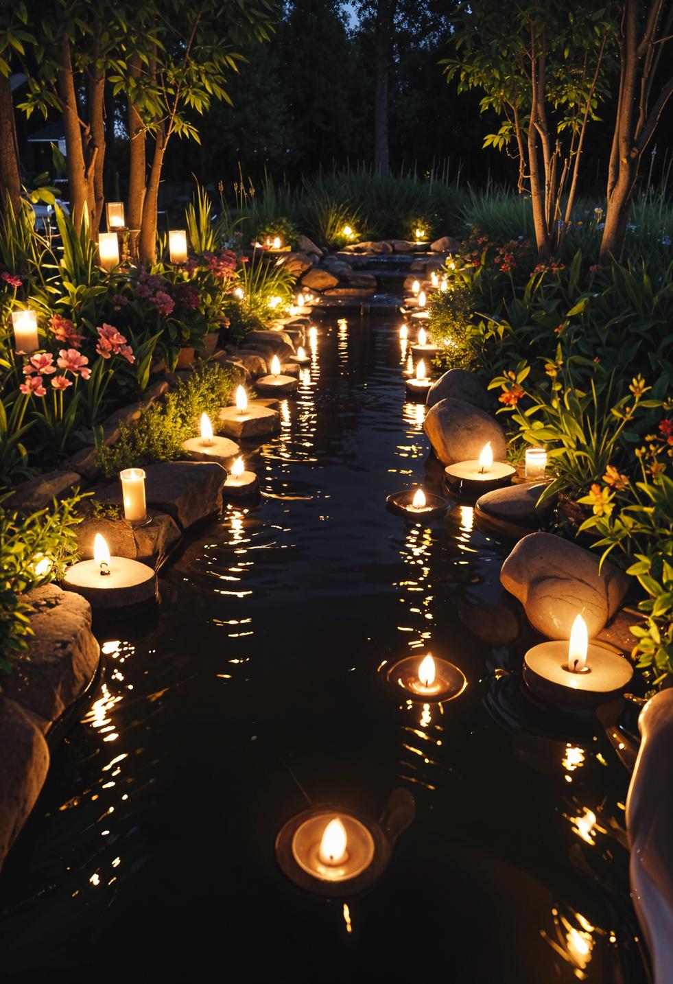 13. Evening Ambiance with Floating Candles-2