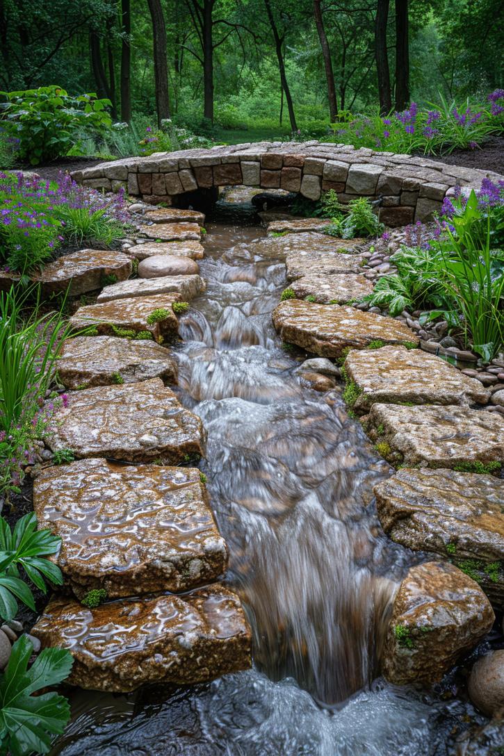 5. Stream Crossing with Stone Bridge-1