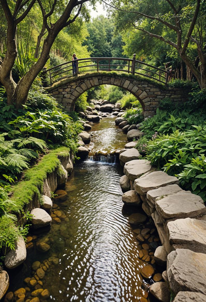 5. Stream Crossing with Stone Bridge-2