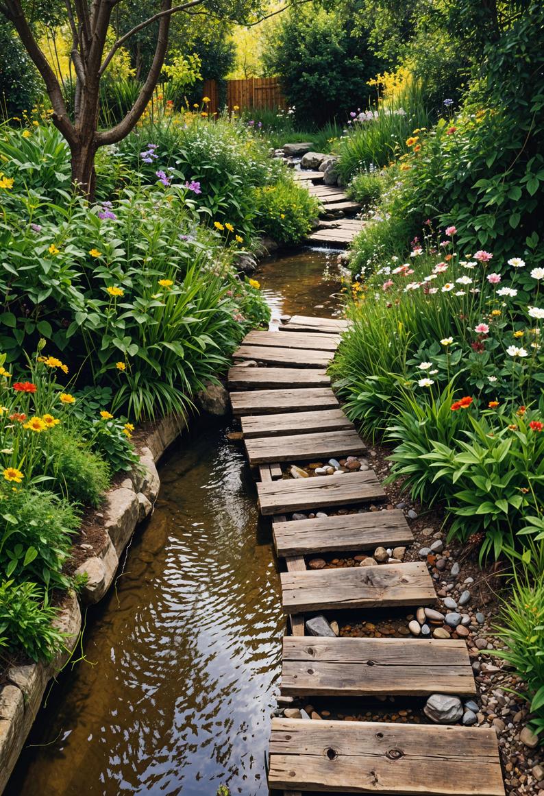 8. Wooden Plank Path Over Stream-0