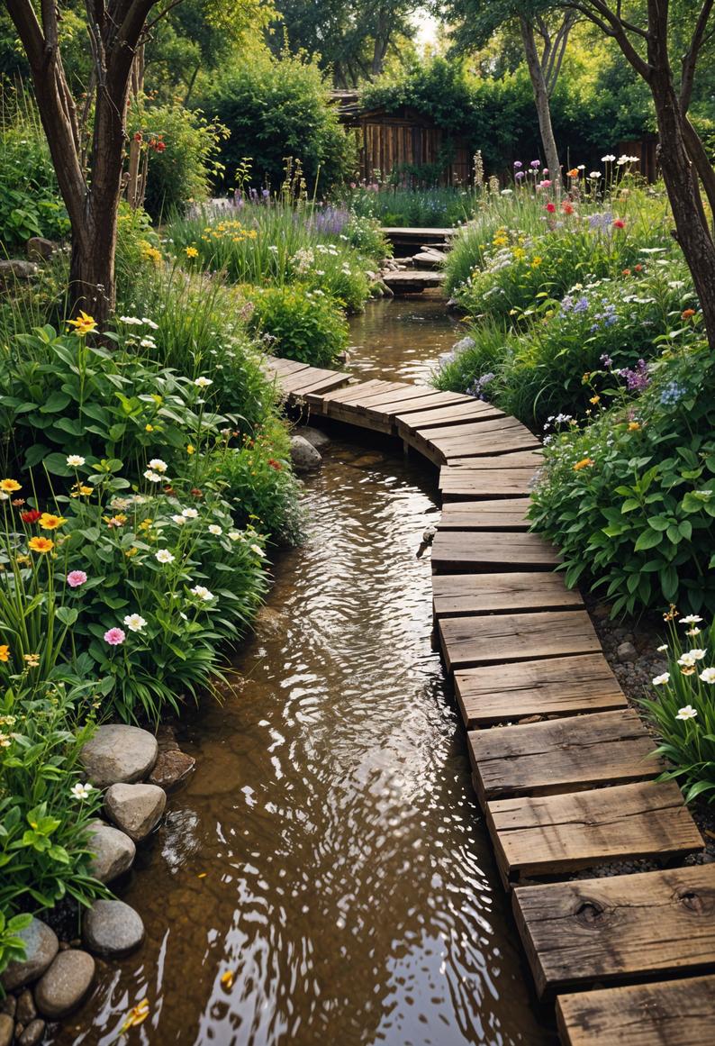 8. Wooden Plank Path Over Stream-1