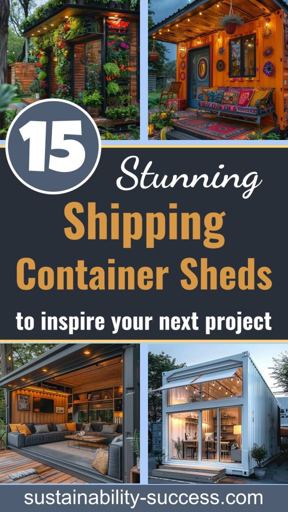 15 Stunning Shipping Container Sheds To Inspire Your Next Project