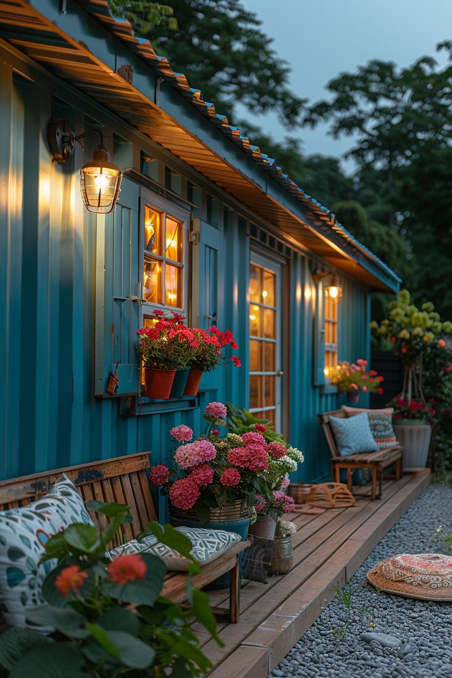 15. Charming Container Cottage Design-2