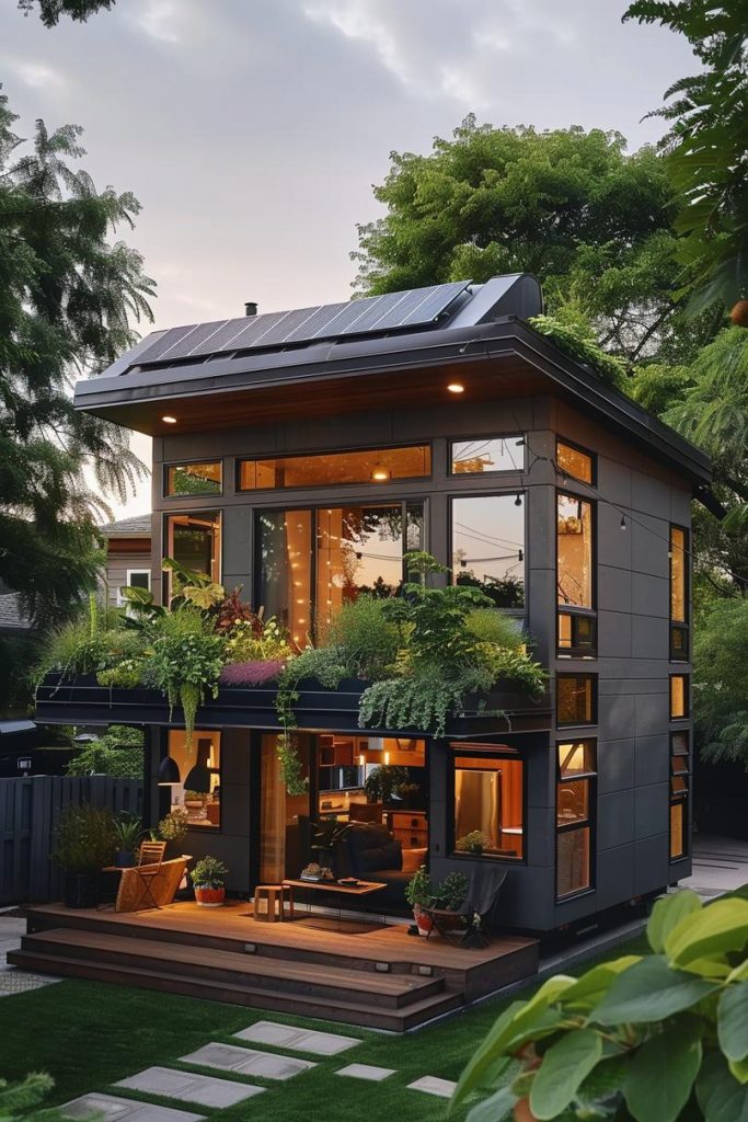 View of 16 Stunning Tiny House Design Ideas for Cozy Living