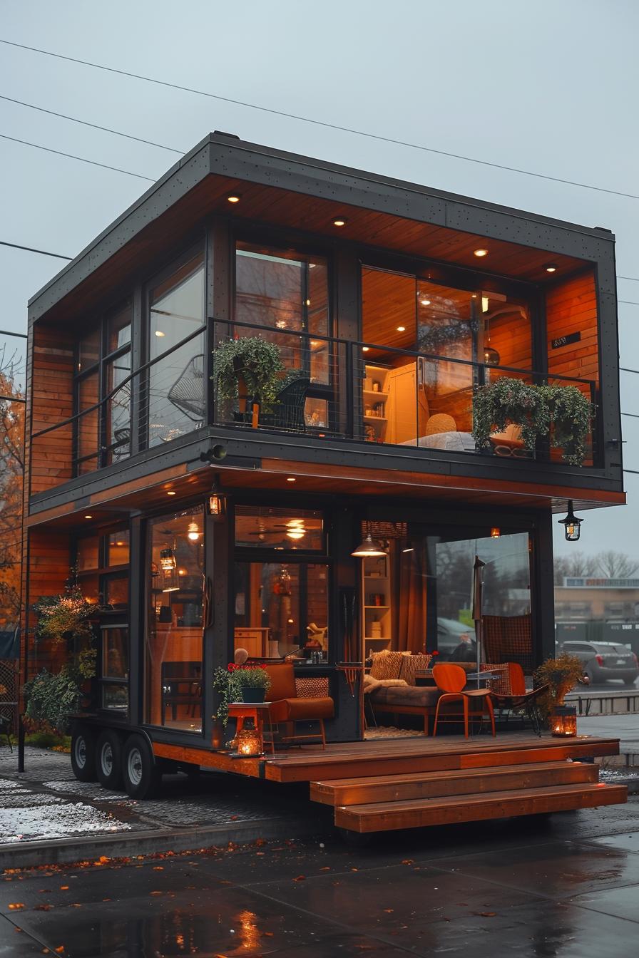 9. Industrial Chic Tiny House Design-0