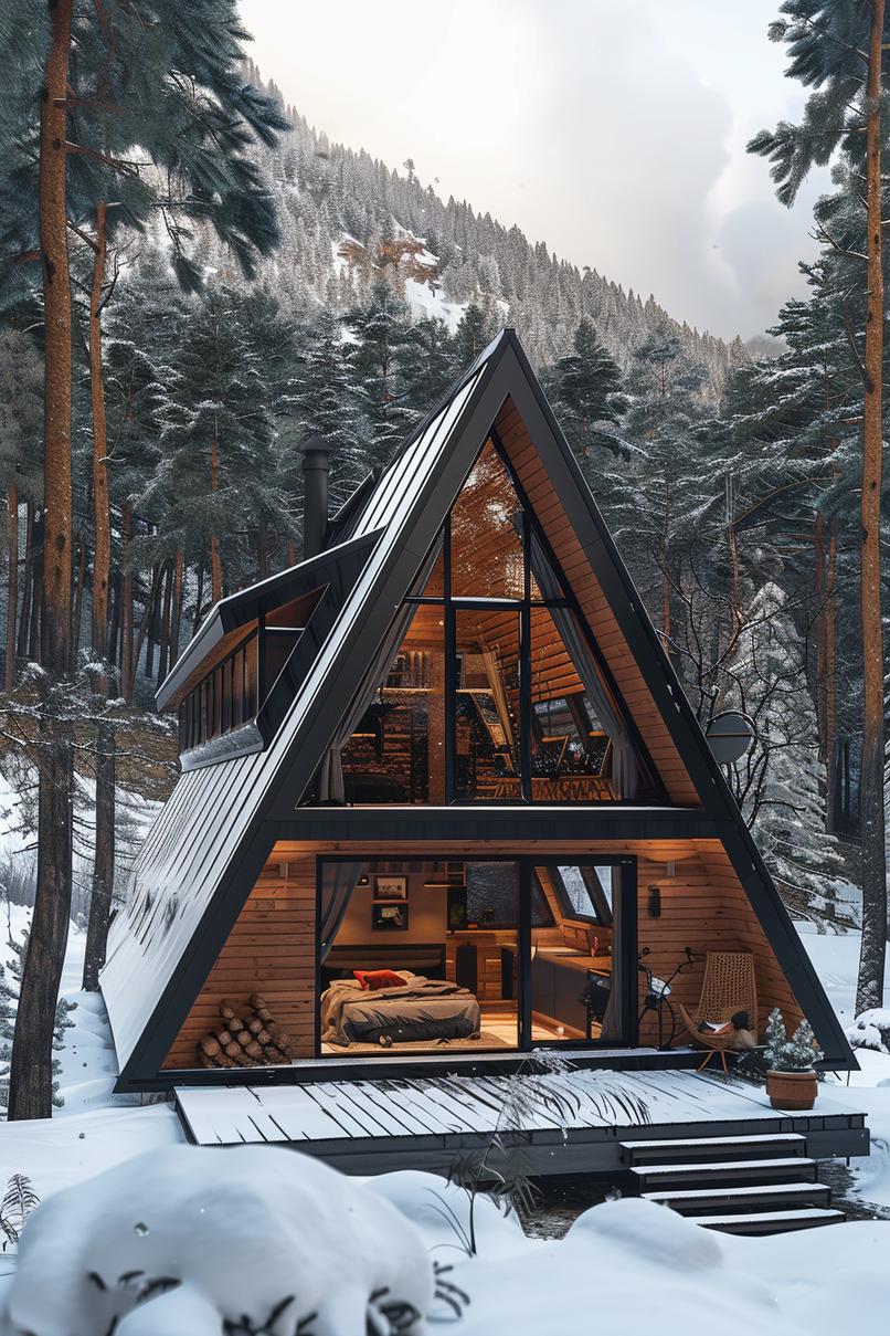 1. Scandi A-Frame Tiny House Design-2