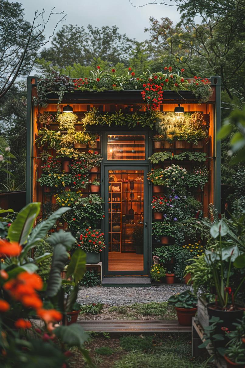 1. Vertical Garden Container Shed-0