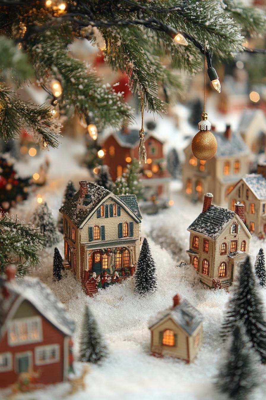 8. Enchanting Christmas Village Scene-0