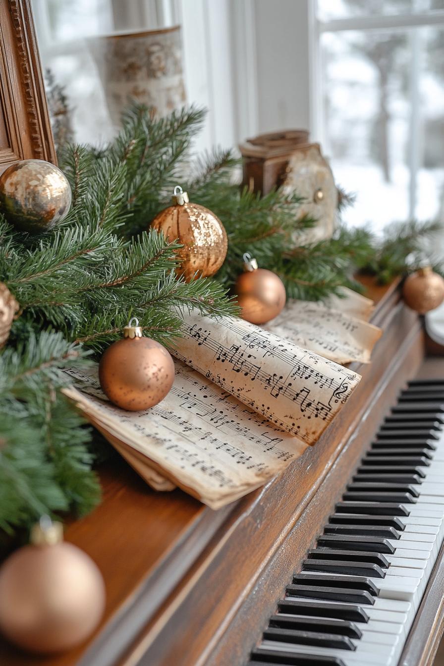 10. Melodic Sheet Music Piano Garland-0