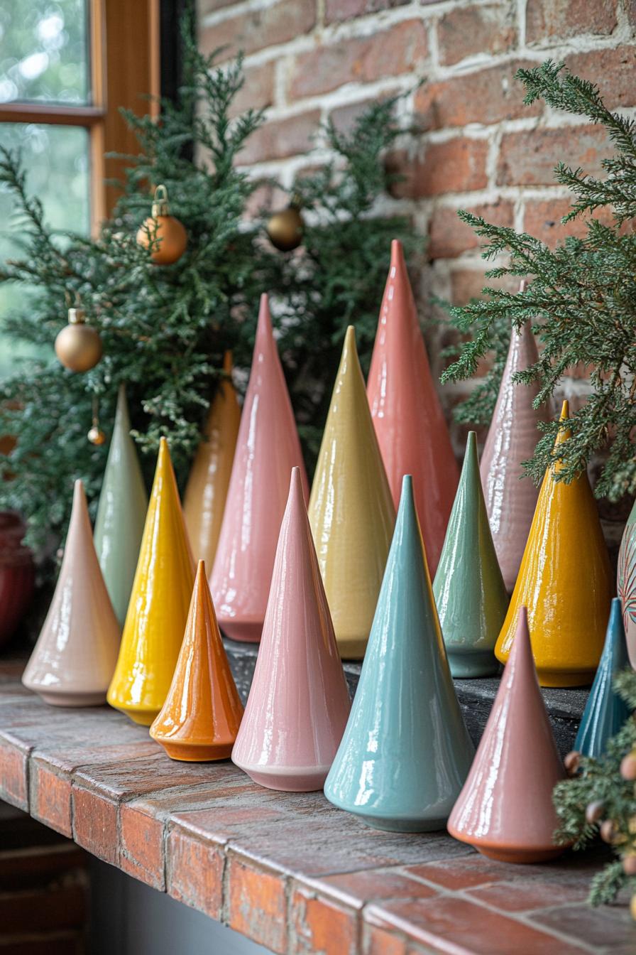 16. Retro Ceramic Christmas Trees-2