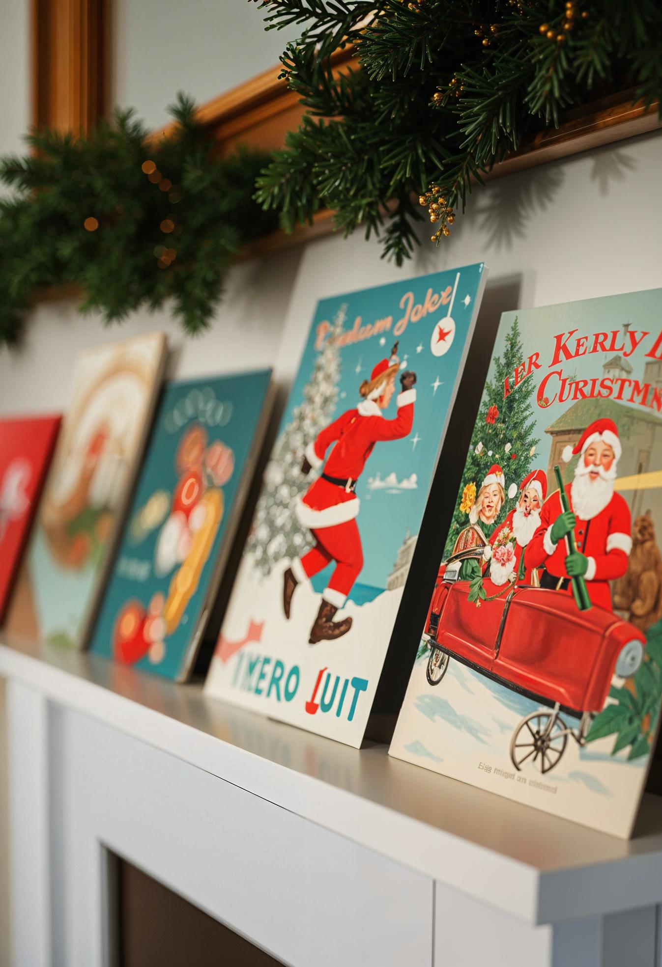 6. Retro Holiday Card Display-1