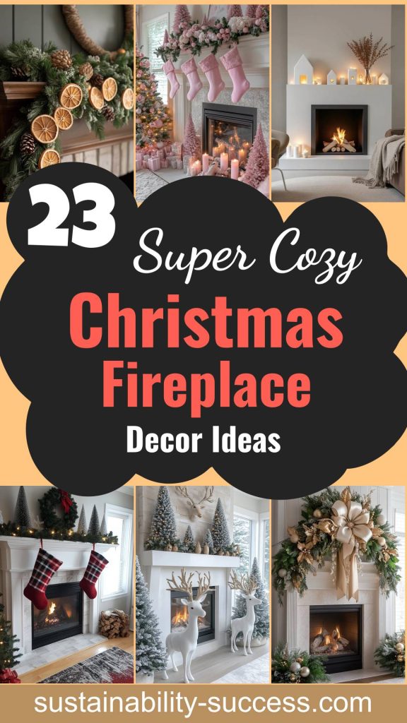 23 Super Cozy Christmas Fireplace Decor Ideas To Try