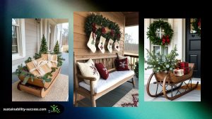 15 Stunning Natural Front Porch Christmas Decor Ideas