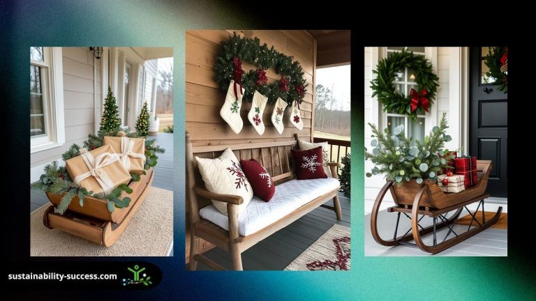 15 Stunning Natural Front Porch Christmas Decor Ideas 1 15 Stunning Natural Front Porch Christmas Decor Ideas