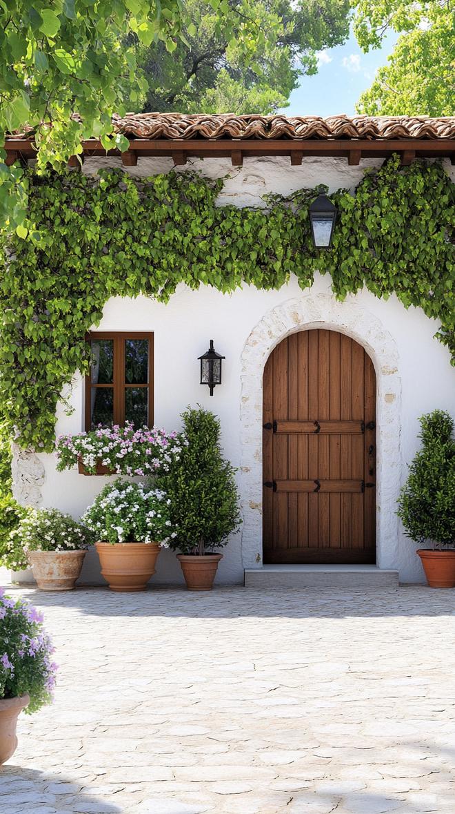 13. Elegant Mediterranean Exterior Design Ideas-1