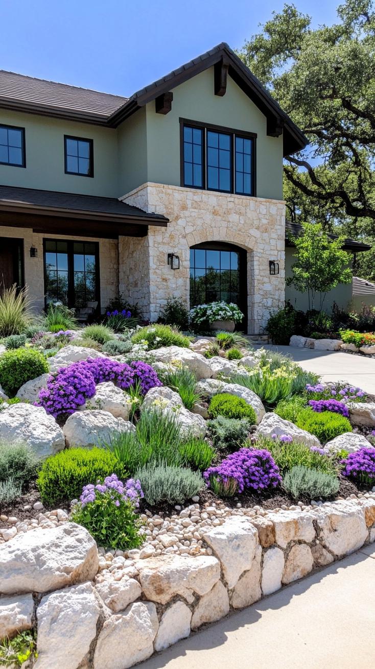 17. Fresh sage green exterior paired with lush, natural landscaping-2