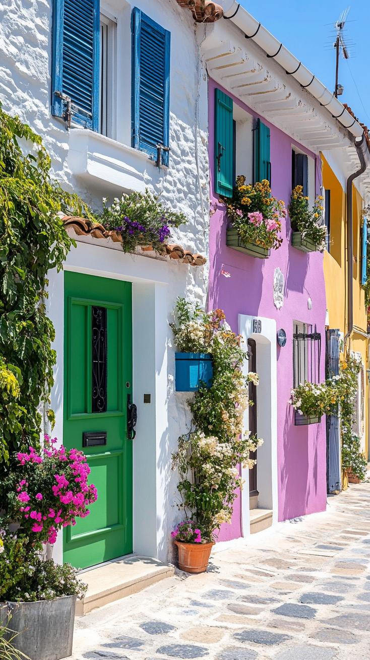 14. Mediterranean Color-Blocked Facades-0