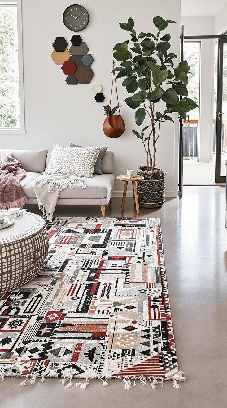 10. Modern Organic Rug Layering Ideas-1