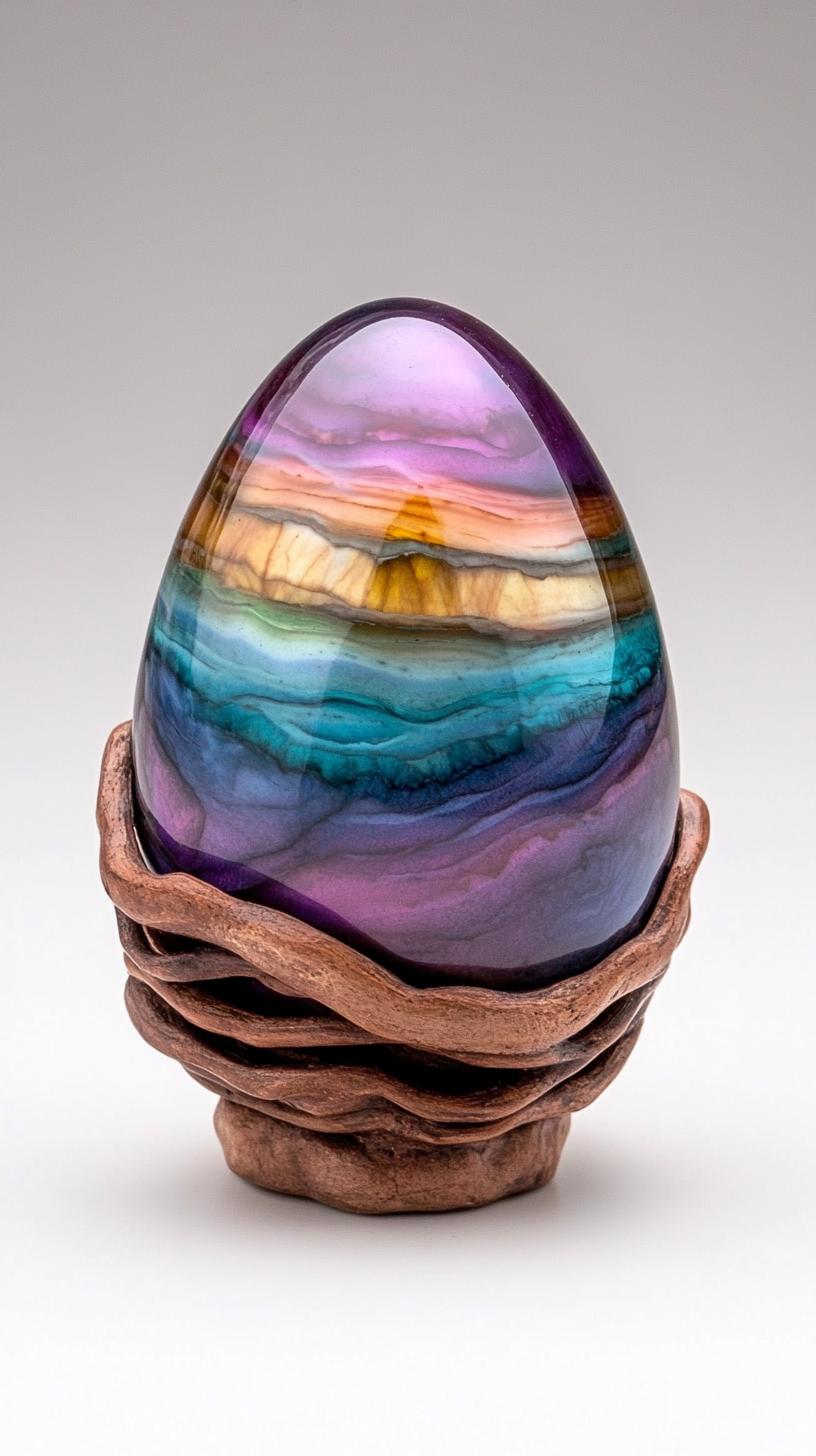 2. Mood ring-inspired eggs that change colors-1