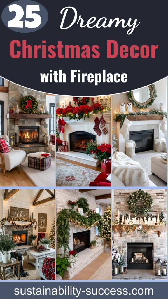 25 Dreamy Christmas Decor With Fireplace: Creative Ideas 2025
