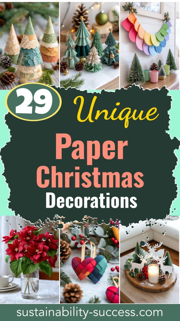 29 Unique Paper Christmas Decorations You Must See For 2025