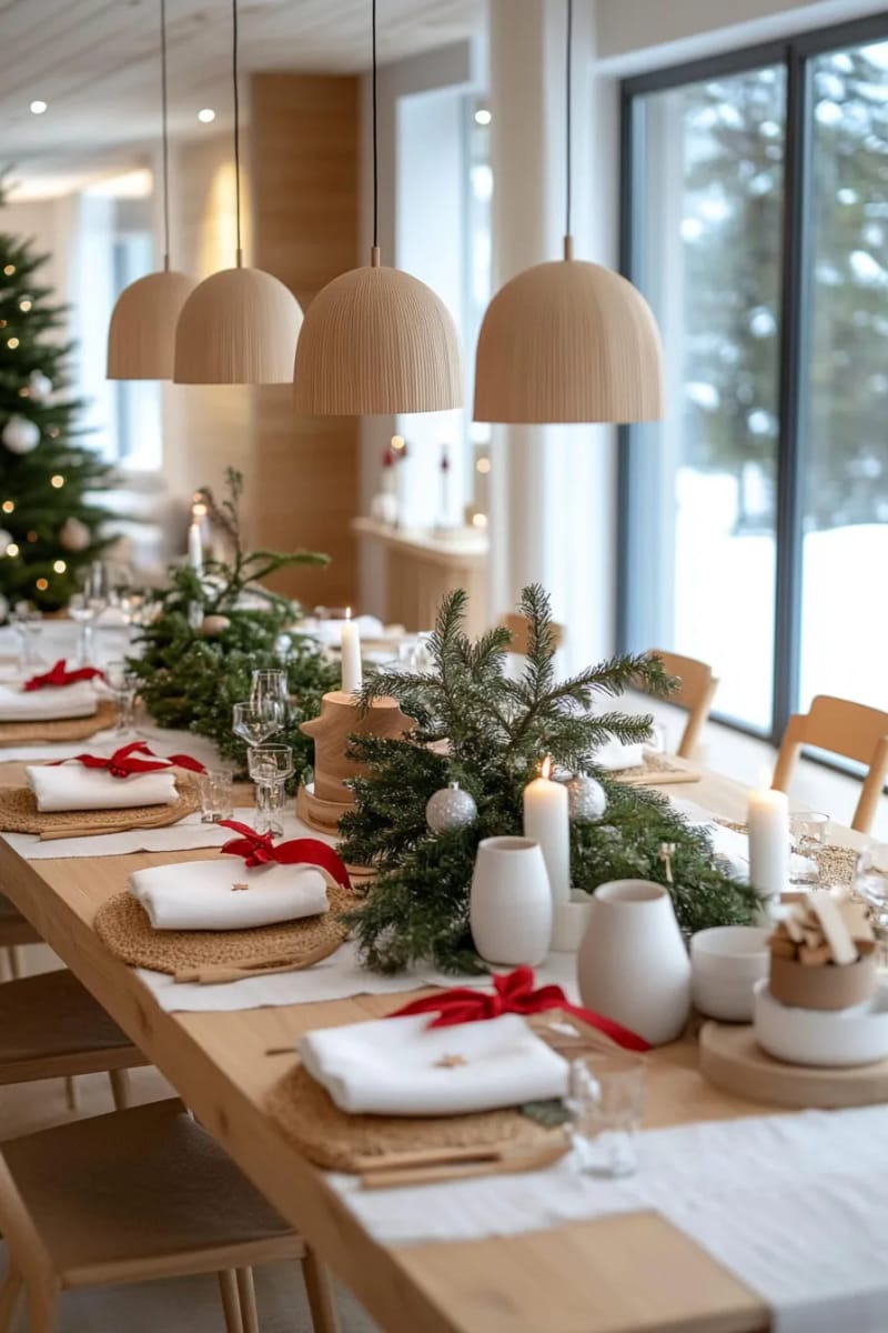 handcrafted scandinavian pendant lighting with subtle holiday touches 1