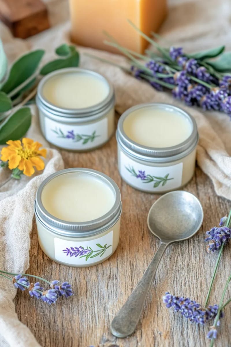29 Eco-Friendly Christmas Gift Ideas DIY for a Thoughtful Holiday 39 homemade arnica or lavender salve in reusable glass jars 1