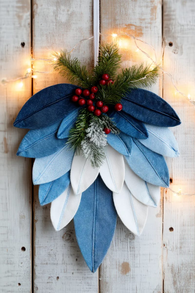 jean feather ornaments painted with silver and gold for a frosty look 1