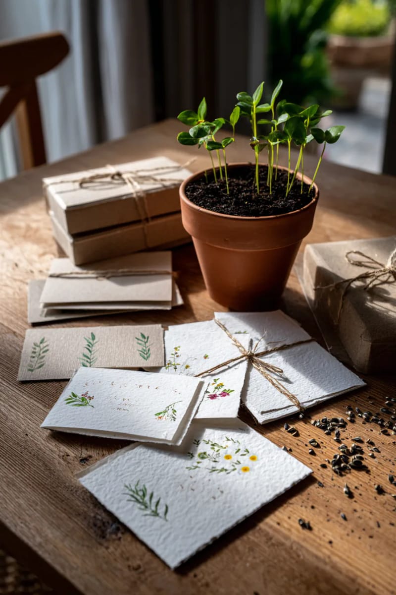 plantable seed paper greeting cards for a gift that grows 1