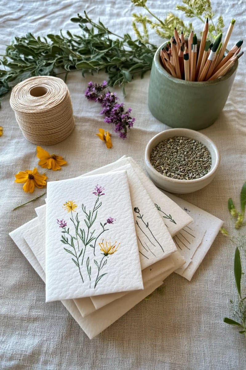 plantable seed paper greeting cards for a gift that grows 1