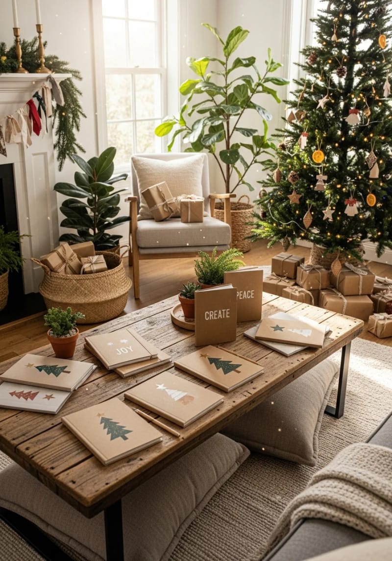 29 Eco-Friendly Christmas Gift Ideas DIY for a Thoughtful Holiday 27 refillable notebooks with covers made from recycled cardboard 1