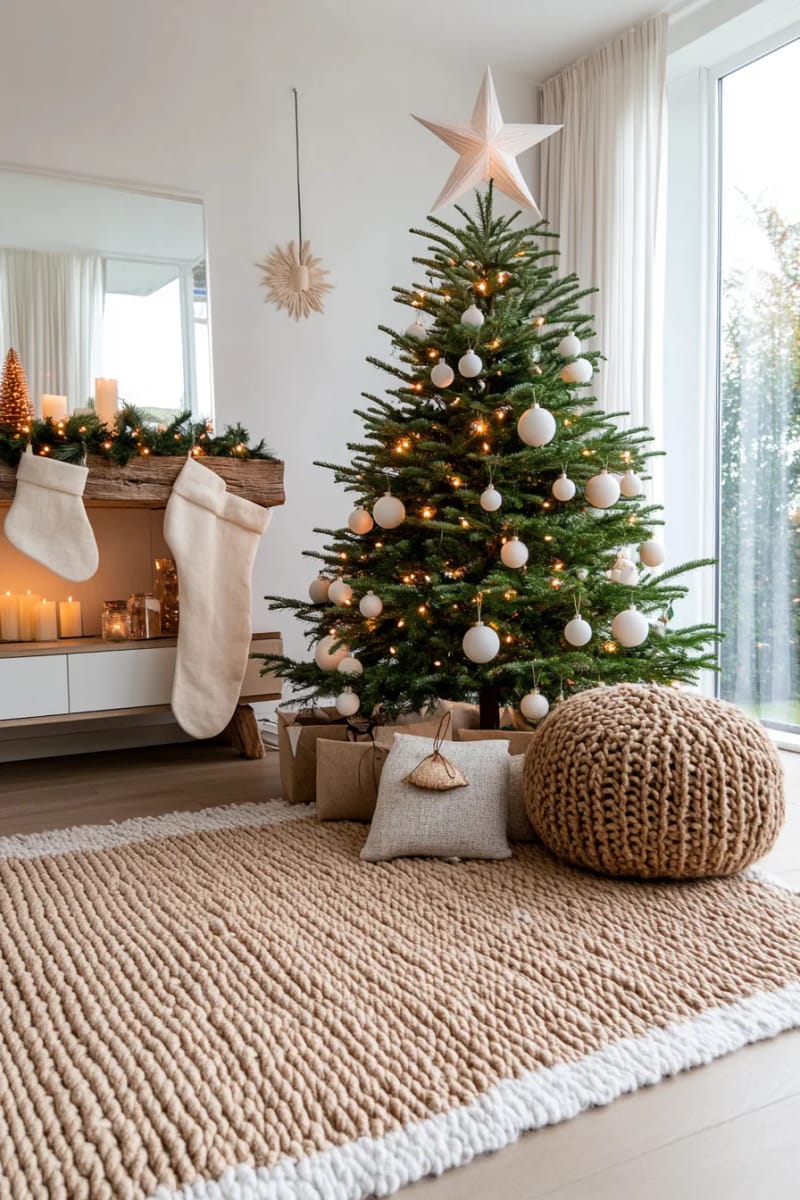 simple ceramic star tree toppers with matte finish 1