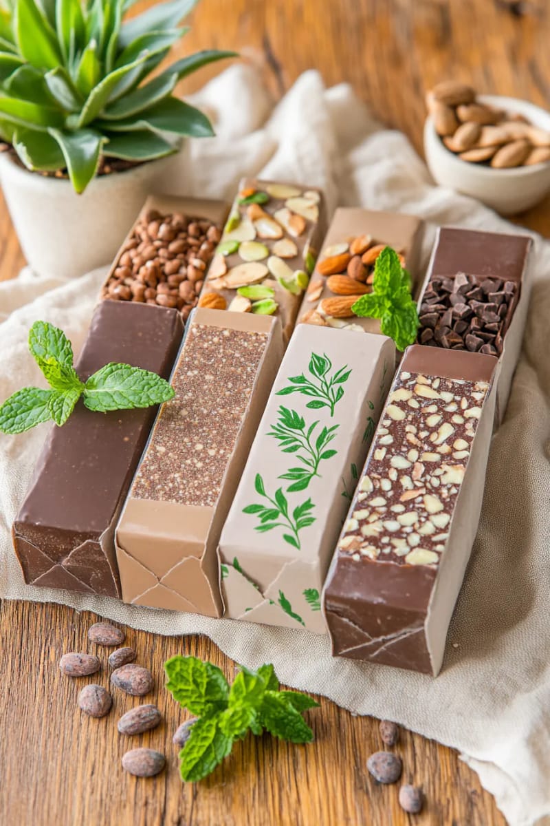 29 Eco-Friendly Christmas Gift Ideas DIY for a Thoughtful Holiday 24 vegan, organic chocolate bars wrapped in compostable packaging 1