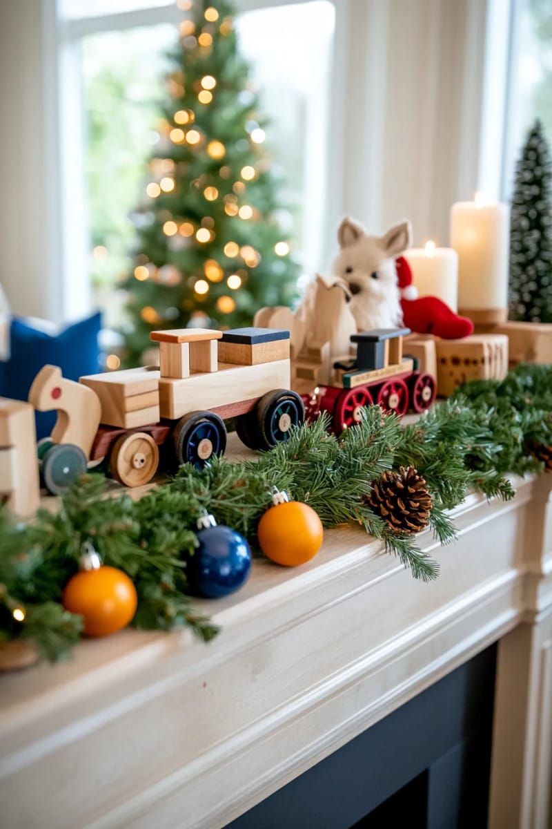 29 Eco-Friendly Christmas Gift Ideas DIY for a Thoughtful Holiday 34 wooden toys painted with eco-safe, non-toxic paints 1