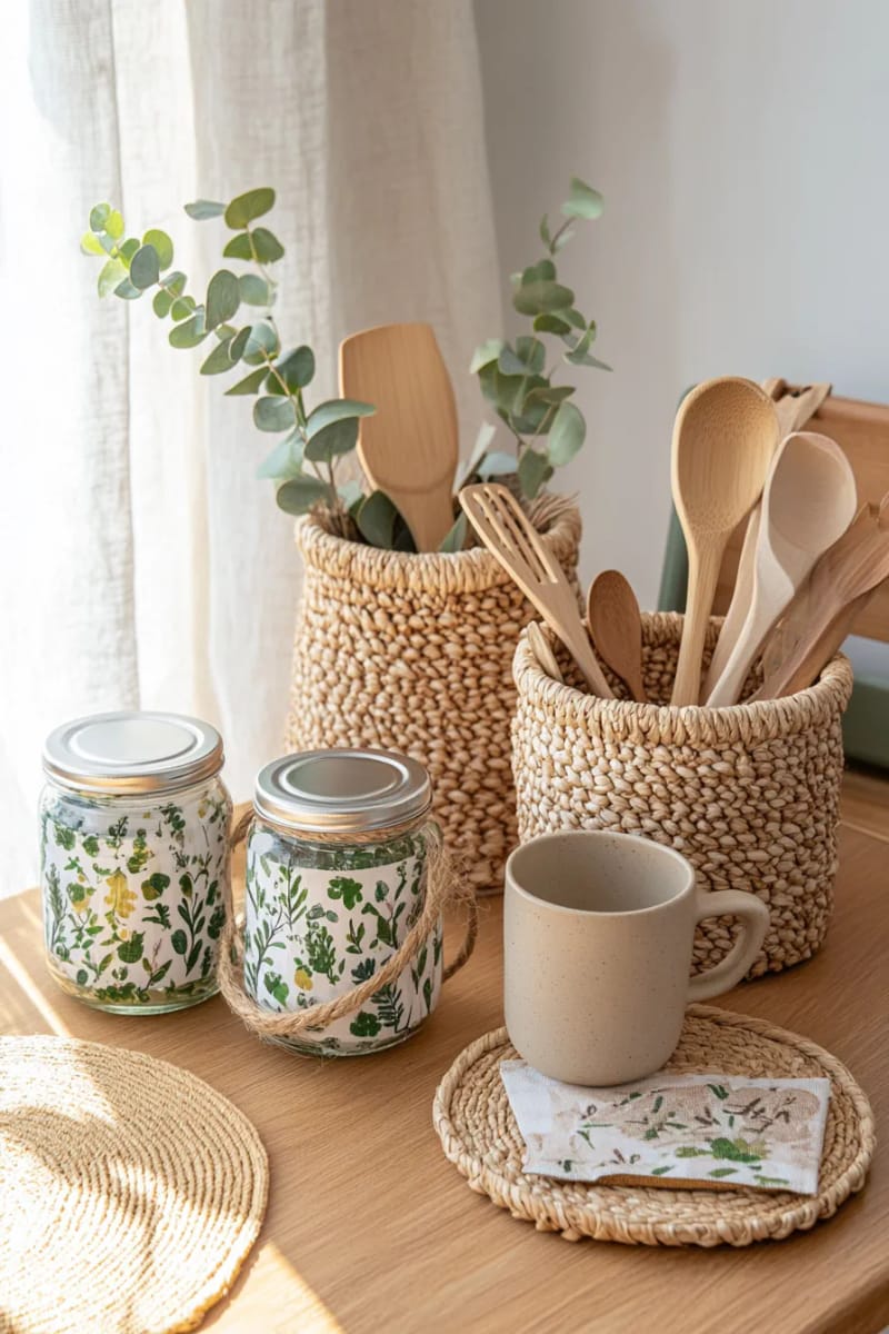 29 Eco-Friendly Christmas Gift Ideas DIY for a Thoughtful Holiday 37 zero waste kitchen starter sets in handwoven baskets 1