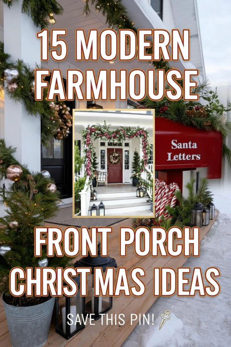 15 Cozy Modern Farmhouse Christmas Ideas For Front Porch 2025 2 article image 1