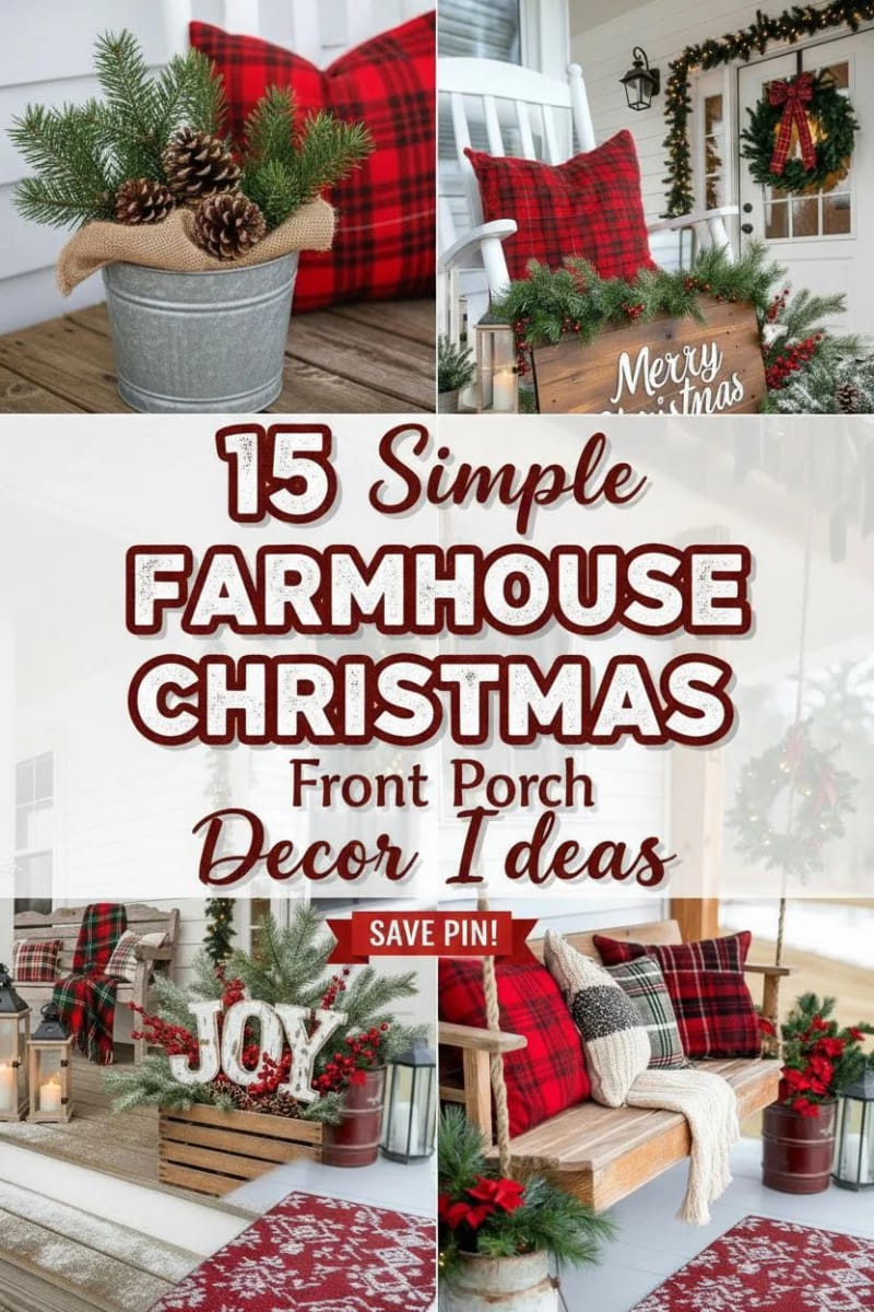 15 Simple Farmhouse Christmas Front Porch Decor Ideas 2 article image 1
