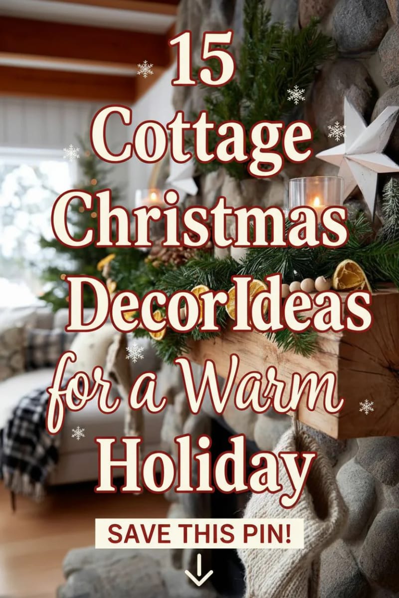 15 Best Cottage Christmas Decor Ideas for a Warm Holiday 43 cottage christmas decor ideas - Collage 42