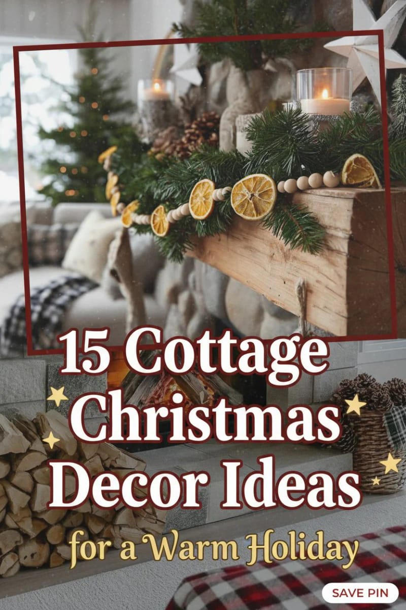 15 Best Cottage Christmas Decor Ideas for a Warm Holiday 45 cottage christmas decor ideas - Collage 44
