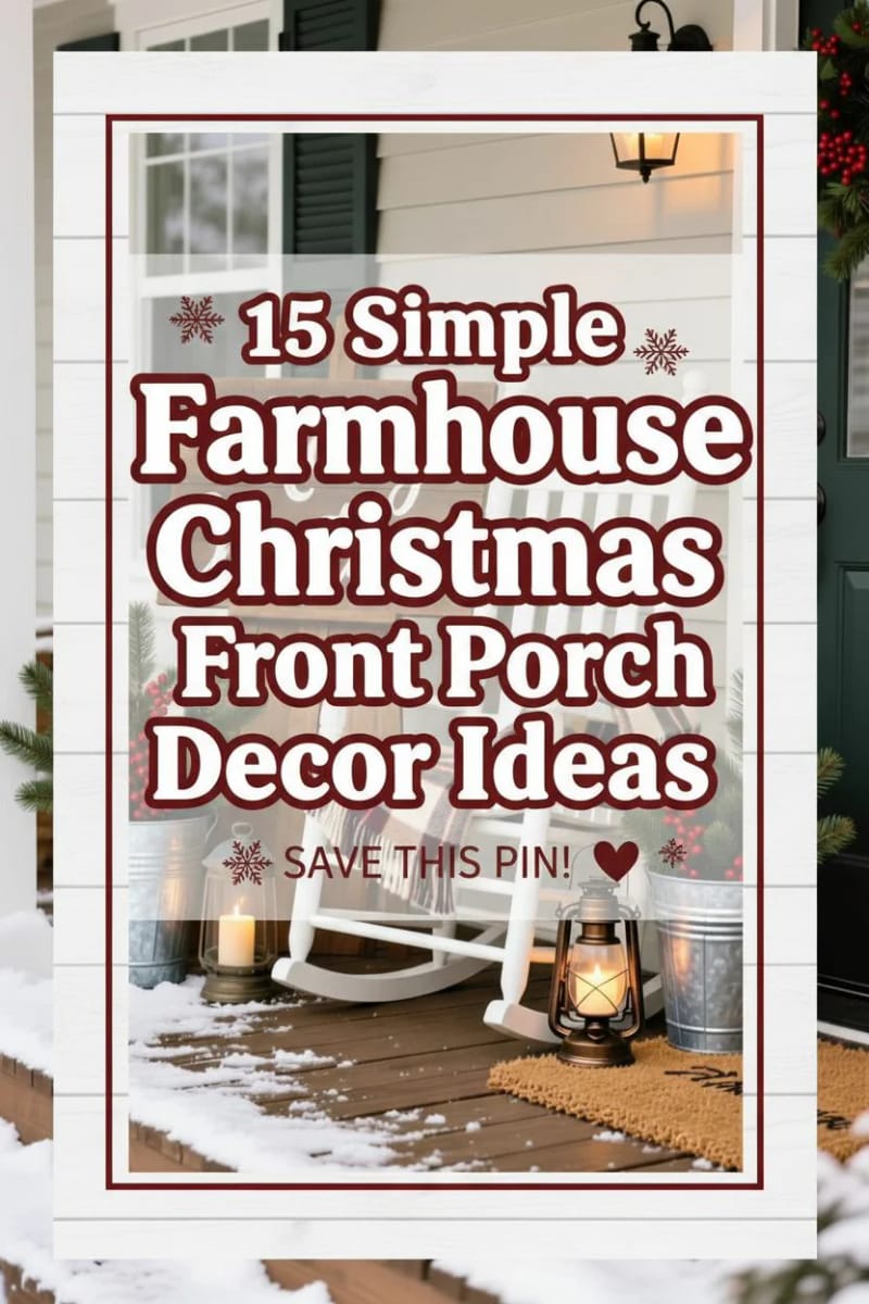 15 Simple Farmhouse Christmas Front Porch Decor Ideas 75 simple front porch christmas decor ideas for farmhouse - Collage 39