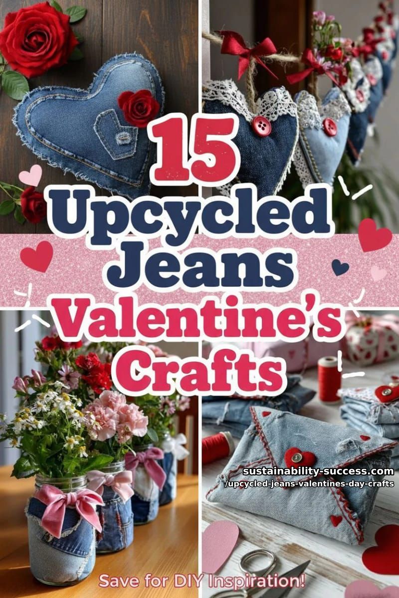 15 Creative Upcycled Jeans Valentine’s Day Crafts 2 article image 1
