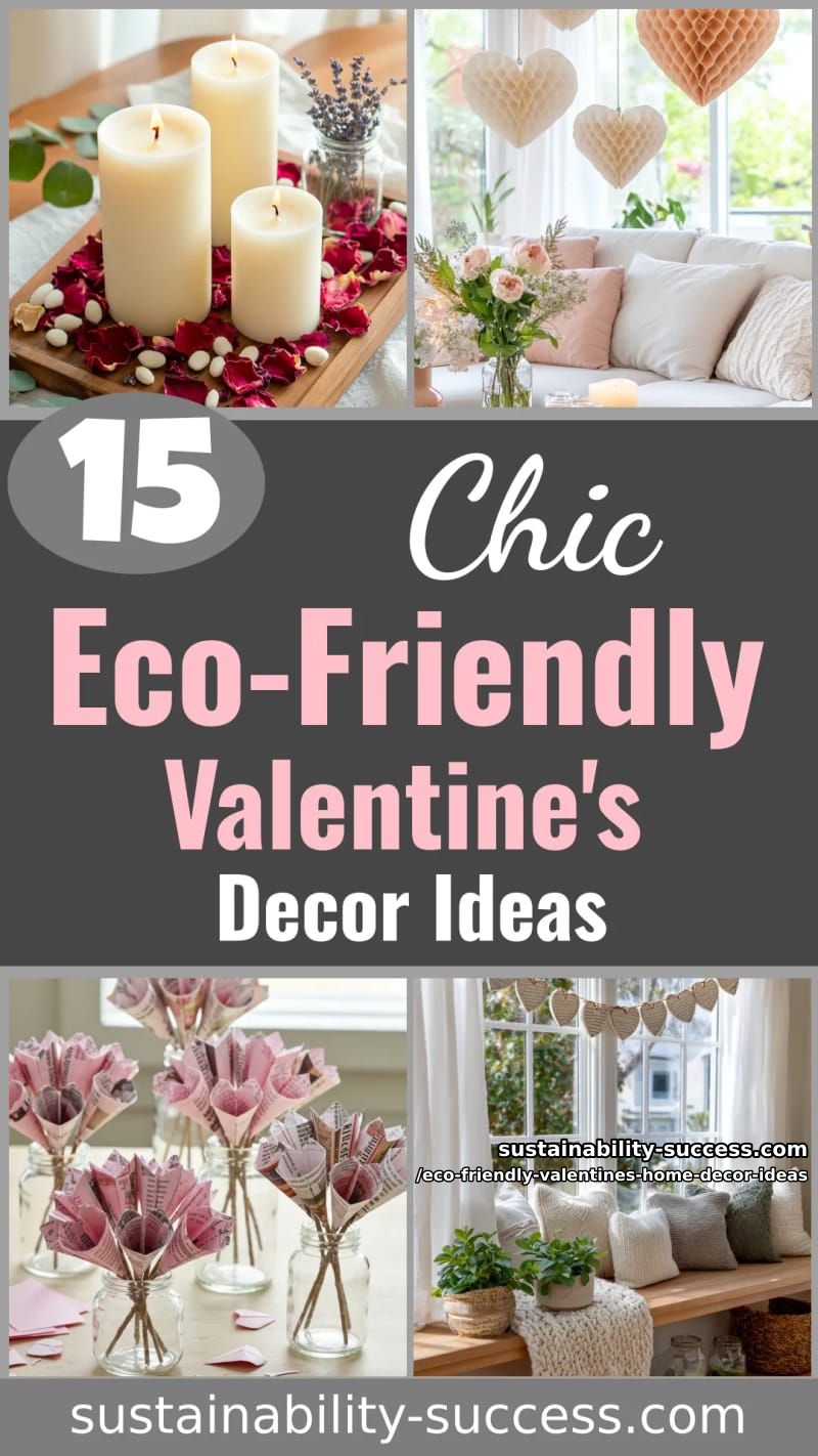 15 Stylish Eco-Friendly Valentines Decor Ideas for a Modern Sustainable Space 80 eco-friendly valentines home decor ideas - Collage 47
