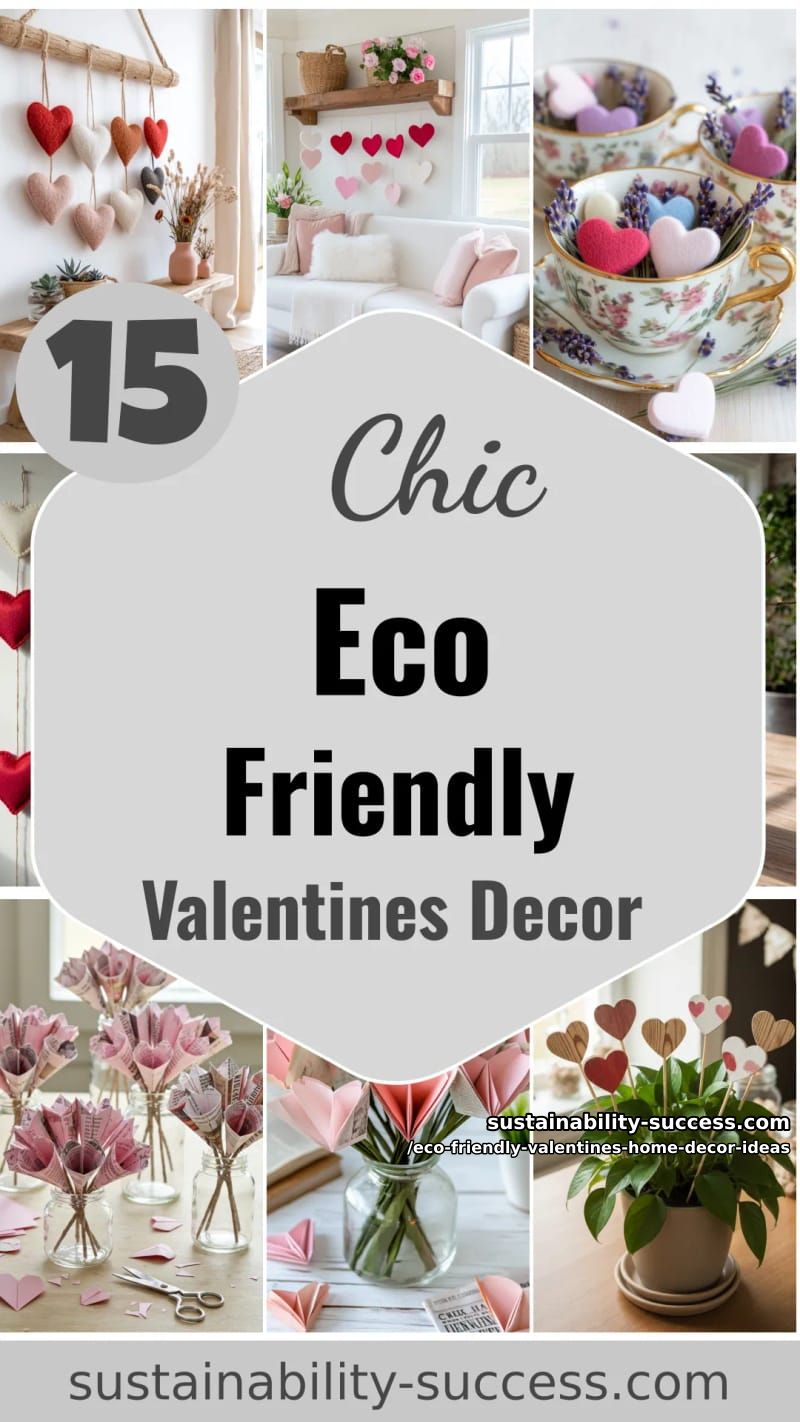 15 Stylish Eco-Friendly Valentines Decor Ideas for a Modern Sustainable Space 81 eco-friendly valentines home decor ideas - Collage 48