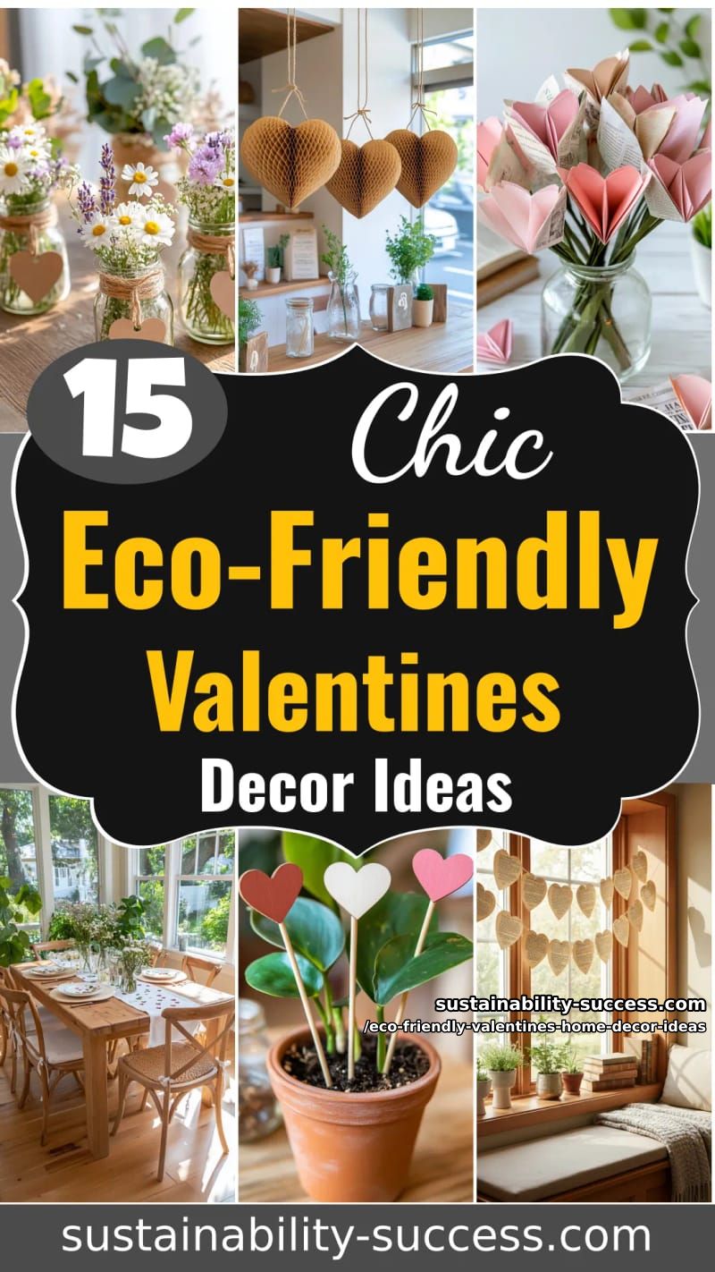 15 Stylish Eco-Friendly Valentines Decor Ideas for a Modern Sustainable Space 87 eco-friendly valentines home decor ideas - Collage 54